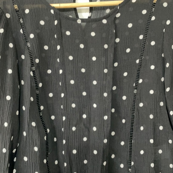 Elodie Polka Dot Tie Waist Blouse - Picture 10 of 11